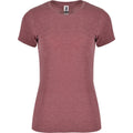 Garnet - Front - Roly Womens-Ladies Fox Heather Short-Sleeved T-Shirt