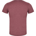 Garnet - Back - Roly Mens Fox Heather Short-Sleeved T-Shirt