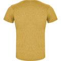 Heather Mustard - Back - Roly Mens Fox Heather Short-Sleeved T-Shirt