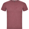 Garnet - Front - Roly Mens Fox Heather Short-Sleeved T-Shirt