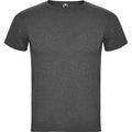 Black Heather - Front - Roly Mens Fox Heather Short-Sleeved T-Shirt