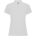 White - Front - Roly Womens-Ladies Pegaso Premium Short-Sleeved Polo Shirt