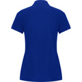 Blue - Back - Roly Womens-Ladies Pegaso Premium Short-Sleeved Polo Shirt