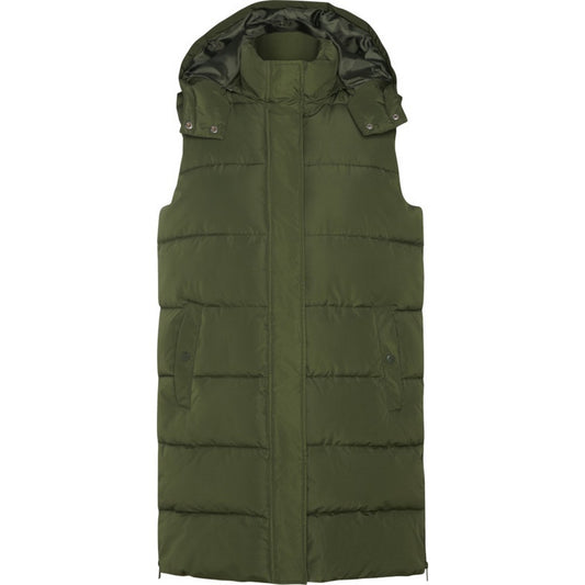 Military Green - Front - Roly Womens-Ladies Reine Insulated Body Warmer