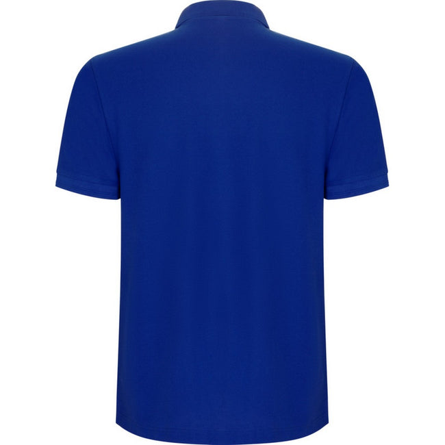 Blue - Back - Roly Childrens-Kids Pegaso Premium Short-Sleeved Polo Shirt