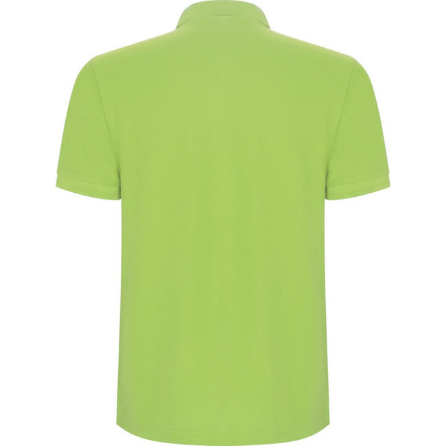 Mantis Green - Back - Roly Childrens-Kids Pegaso Premium Short-Sleeved Polo Shirt