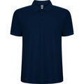 Navy Blue - Front - Roly Mens Pegaso Premium Short-Sleeved Polo Shirt
