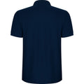Navy Blue - Back - Roly Mens Pegaso Premium Short-Sleeved Polo Shirt