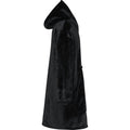 Solid Black - Side - Unisex Adult Denali Hoodie Blanket