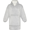 Grey - Front - Unisex Adult Denali Hoodie Blanket
