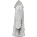 Grey - Side - Unisex Adult Denali Hoodie Blanket