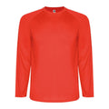 Red - Front - Roly Mens Montecarlo Long-Sleeved Sports T-Shirt