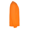Fluorescent Orange - Side - Roly Mens Montecarlo Long-Sleeved Sports T-Shirt