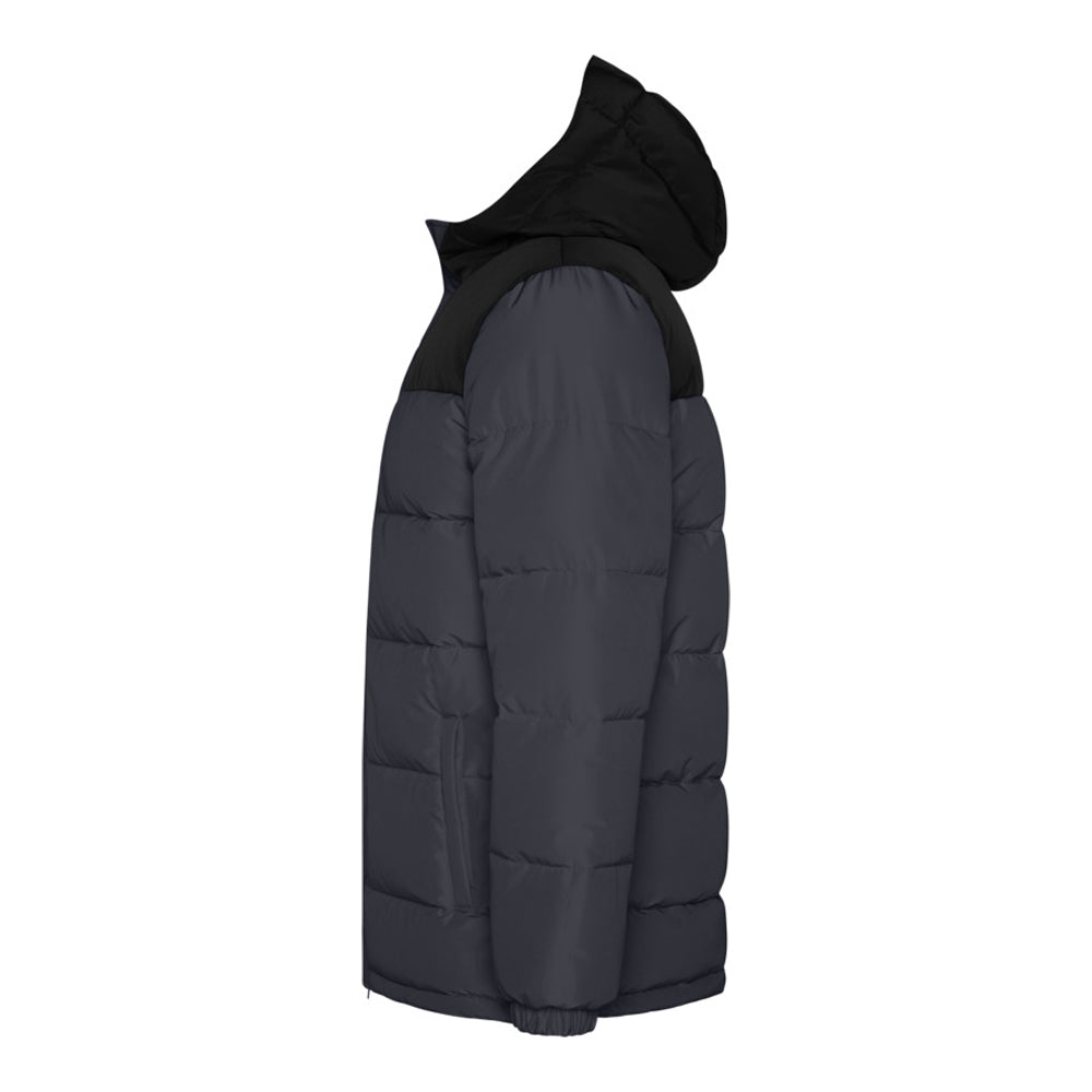 Ebony-Solid Black - Lifestyle - Roly Unisex Adult Tallin Insulated Jacket