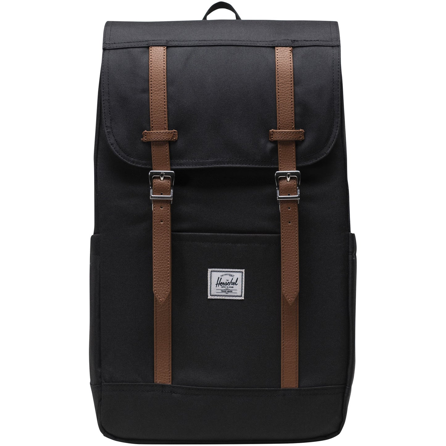 Solid Black - Side - Herschel Recycled 23L Laptop Backpack