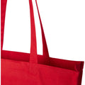 Red - Side - Recycled Gusseted 14L Tote Bag