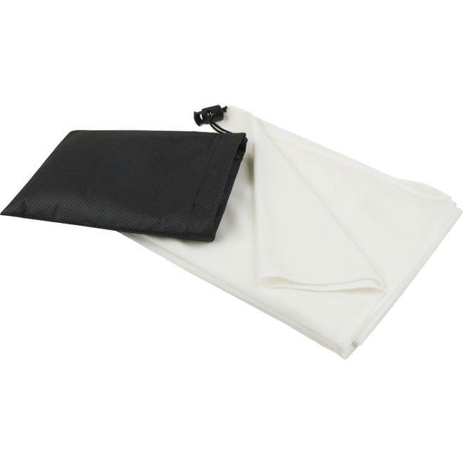 White - Back - Lucas RPET Sports Towel