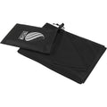 Solid Black - Front - Lucas RPET Sports Towel