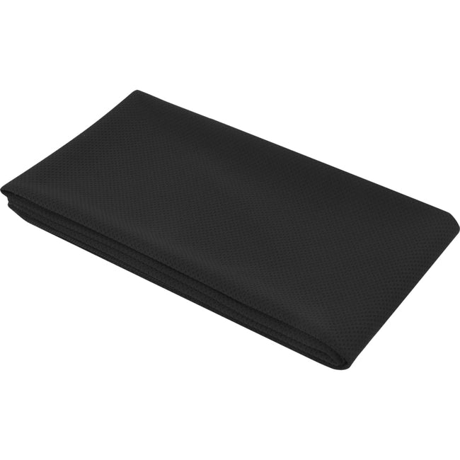 Solid Black - Front - Althea Sports Towel