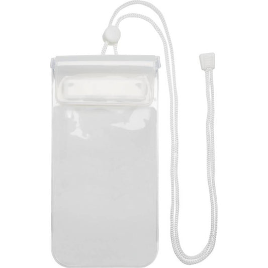 White - Front - Dombay Waterproof Phone Pouch