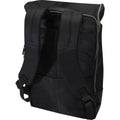 Solid Black - Back - Rhine Roll Top Recycled 18L Backpack