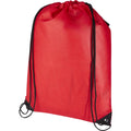 Red - Front - Evergreen Recycled 5L Plain Drawstring Bag