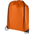 Orange - Front - Evergreen Recycled 5L Plain Drawstring Bag