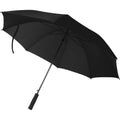 Solid Black - Front - Ibi 27" Stick Umbrella