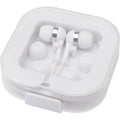 White - Front - Dofida Recycled ABS Plastic Wired Earphones