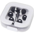 Solid Black - Front - Dofida Recycled ABS Plastic Wired Earphones