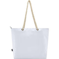White - Back - Panama Recycled Beach 23L Cooler Tote Bag