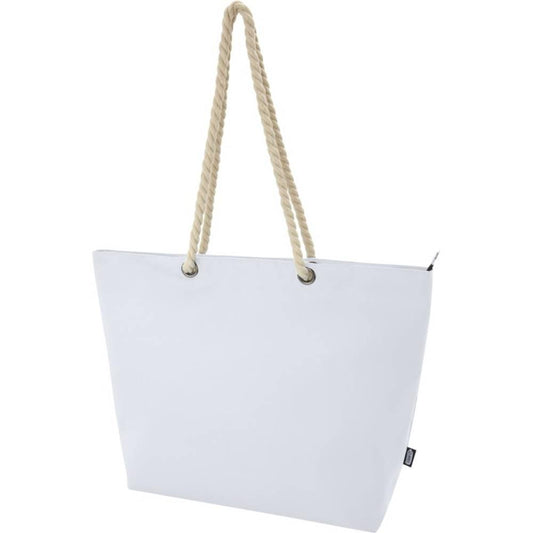 White - Front - Panama Recycled Beach 23L Cooler Tote Bag