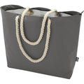 Grey - Side - Panama Recycled Beach 23L Cooler Tote Bag