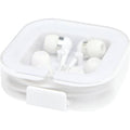 White - Front - Recycled ABS Plastic Wired Earphones