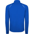 Royal Blue - Back - Roly Mens Estambul Quarter Zip Long-Sleeved Sweatshirt