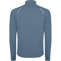 Storm Blue - Front - Roly Mens Estambul Quarter Zip Long-Sleeved Sweatshirt