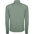 Laurel Green - Back - Roly Mens Estambul Quarter Zip Long-Sleeved Sweatshirt