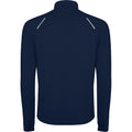 Navy Blue - Back - Roly Mens Estambul Quarter Zip Long-Sleeved Sweatshirt