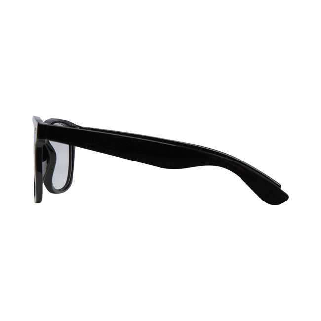 Solid Black - Back - GazeGuard Blue Light Blocker Safety Glasses