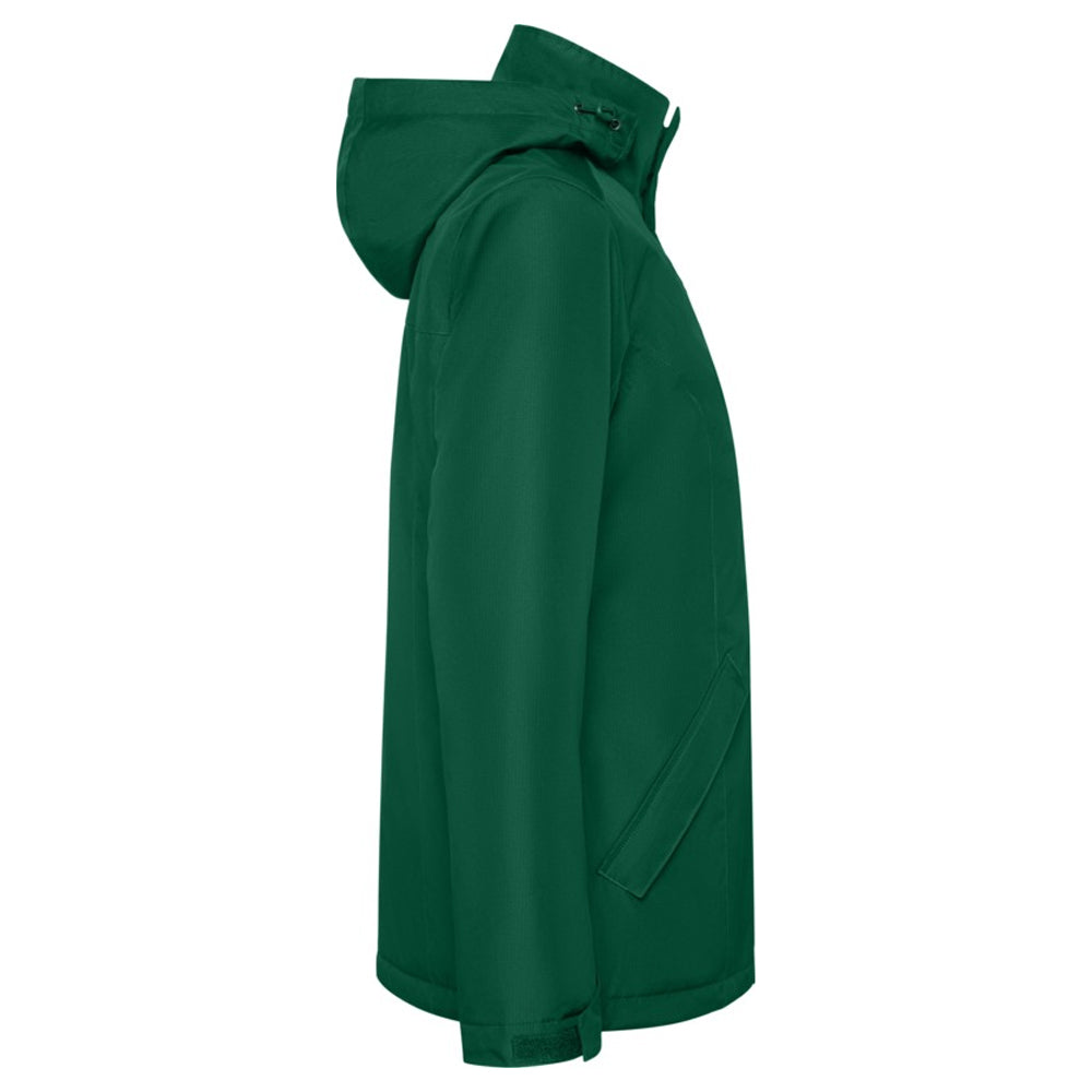 Bottle Green - Lifestyle - Roly Womens-Ladies America Padded Parka