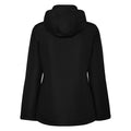 Solid Black - Back - Roly Womens-Ladies America Padded Parka