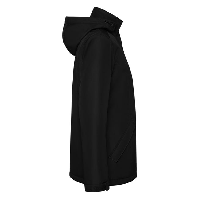 Solid Black - Lifestyle - Roly Womens-Ladies America Padded Parka