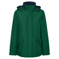 Bottle Green - Front - Roly Womens-Ladies America Padded Parka