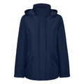 Navy Blue - Front - Roly Womens-Ladies America Padded Parka