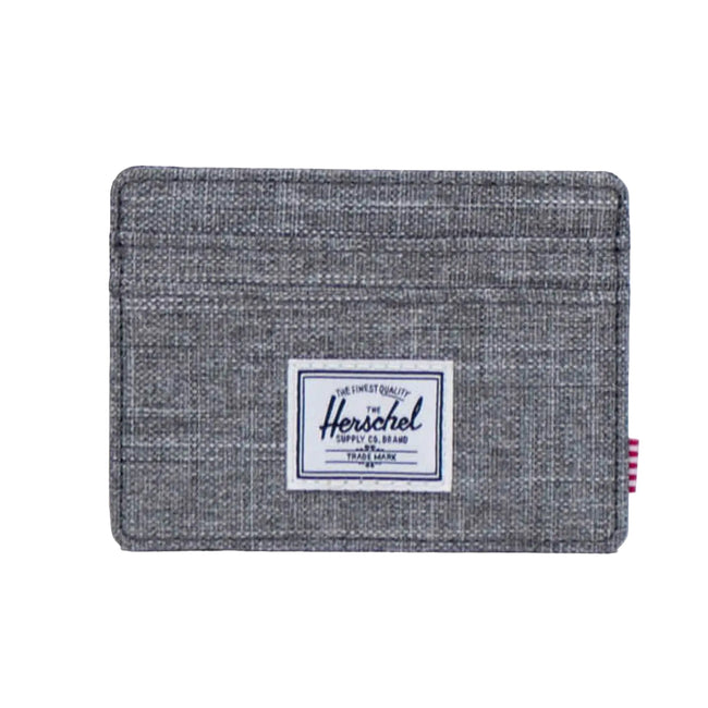 Heather Grey - Front - Herschel Charlie RFID Blocking Card Holder