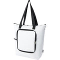 White - Side - EcoFold RPET Foldable 15L Cooler Tote Bag