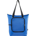 Royal Blue - Front - EcoFold RPET Foldable 15L Cooler Tote Bag