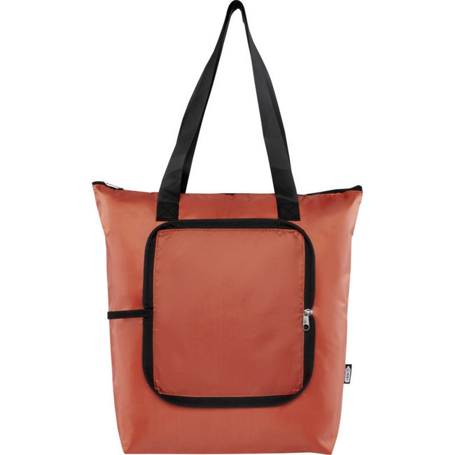 Brick - Front - EcoFold RPET Foldable 15L Cooler Tote Bag