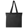Solid Black - Back - Floso RPET Foldable 16L Tote Bag