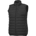 Solid Black - Side - Elevate Womens-Ladies Pallas Insulated Body Warmer